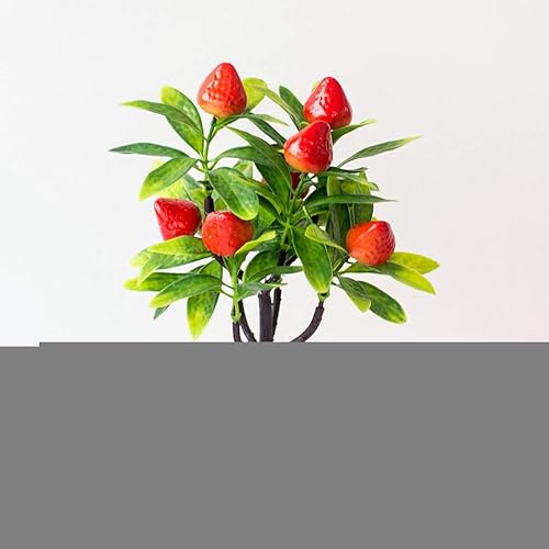Miniatura 3 de Decoración de escritorio, árbol frutal artificial en maceta, planta falsa decorativa para oficina, decoración del hogar, accesorios de fotografía,