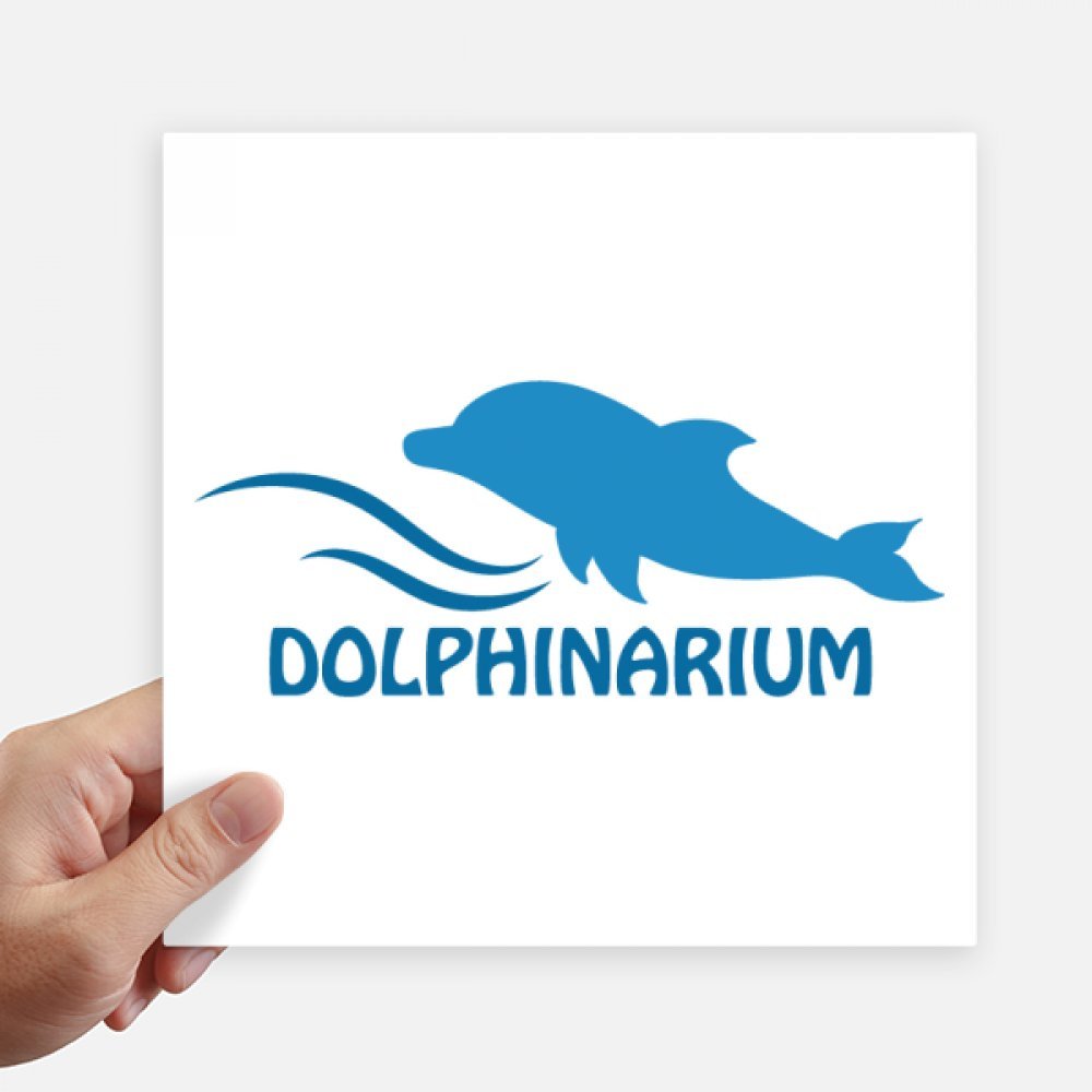 Stickers de maleta y portátil con diseño de delfín azul para personalizar