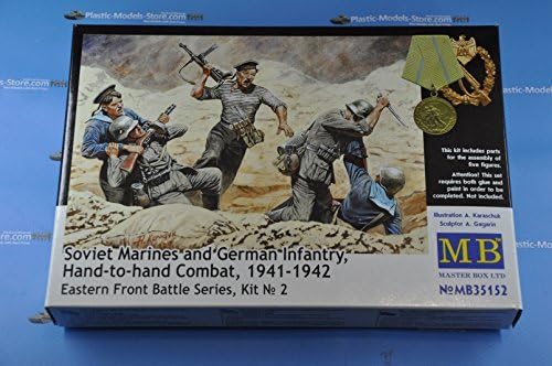 Soviet Marines and German Infantry. Eastern Front Battle 1/35 Master Box 35152