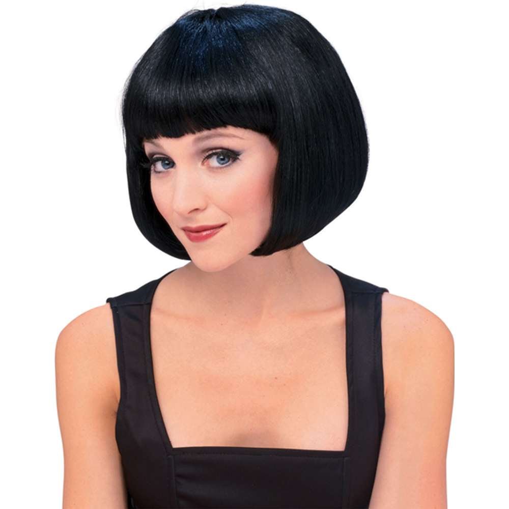 Rubies 50425NS Official Super Model Wig, Women's, Black, One Size Halloween
