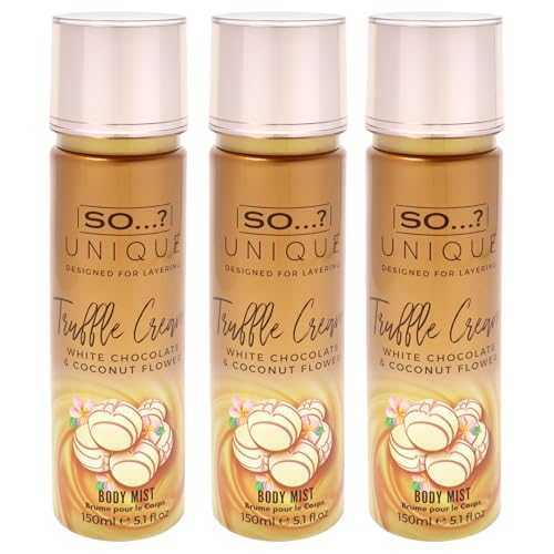 Image of Unique Body Mist - Truffle Cream by So? for Women - 5.1 oz Body Mist - Pack of 3