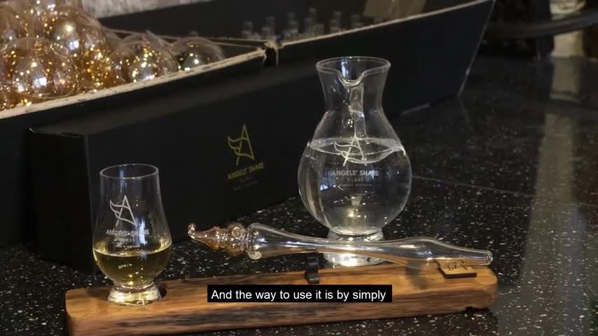WHISKY WATER DROPPER ウイスキー ANGELS SHARE Watch How to use the Whiskey water dropper from Angels' Share