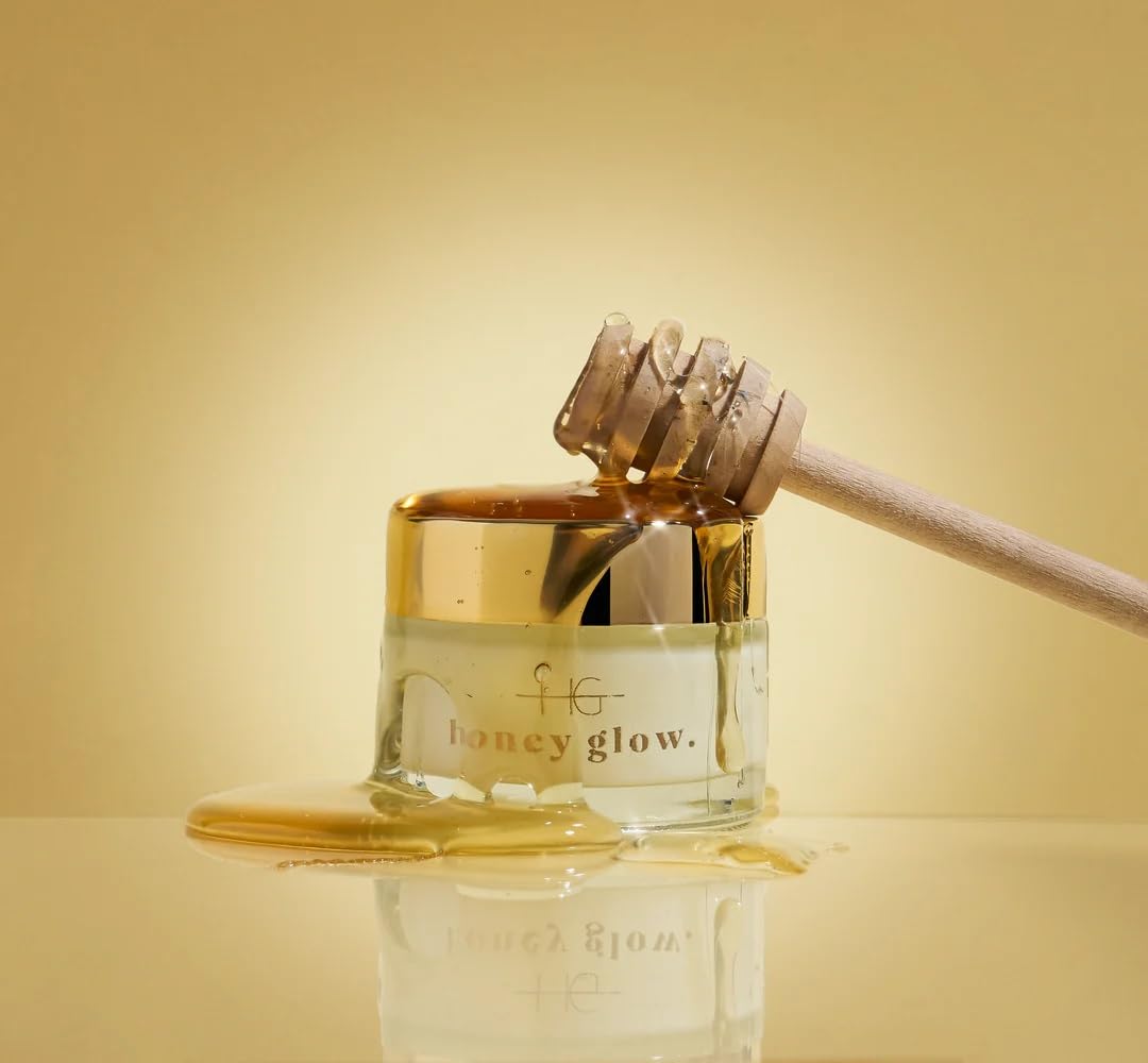 Bee-Loved Beauty Set – Glow Potion Trockenöl (50ml), HoneyGlow Feuchtigkeitsspendende Creme (50ml), Honeylicious Lip Scrub (20ml), HeyHoney! Lip Serum (10ml) & HoneyDew Reinigungsgel