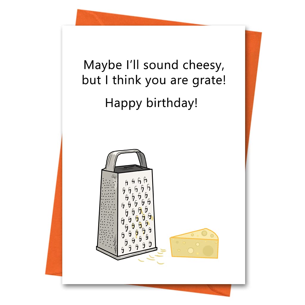 Funny Humour Happy Birthday Husband Funny Amazon.com: Cheesy But I Think You Are Grate, Funny Birthday Card, Joke  Birthday Card, Cheeky Birthday, Boyfriend Birthday, Wife Birthday, Husband  Card : Handmade Products