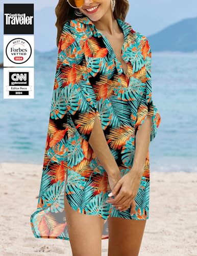 Image of Ekouaer Swimsuit Coverup for Women Bathing Suit Cover Up 2026 Summer Beach Vacation Outfits