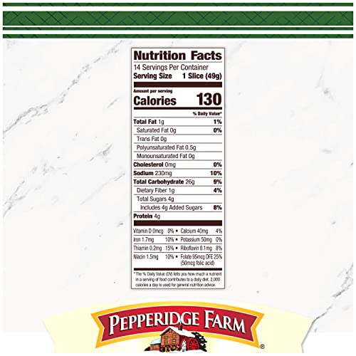 Pepperidge Farm Farmhouse Hearty White Bread, 24 Oz Loaf #TOP3
