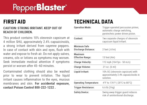 Kimber Self Defense Less-Lethal PepperBlaster 3 - (3 Pack) - Red - Image 6