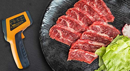 KETOTEK Infrarood Thermometer Laser Thermometer Gun Non Contact Food IR Thermometers -50~600℃ (-58~1112℉) Koken Pizza… - Image 4