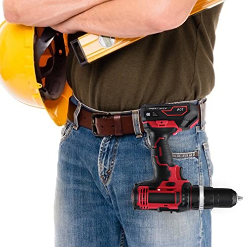 Akku-Bohrmaschine, 20 V elektrische Bohrmaschine, schnurloses Set mit 1H Schnellladegerät, 2 variable Geschwindigkeiten (0–400 U/min & 0–1400 U/min), 43 Bohrer/Bohrer. Fluss-Bits – Bild 8