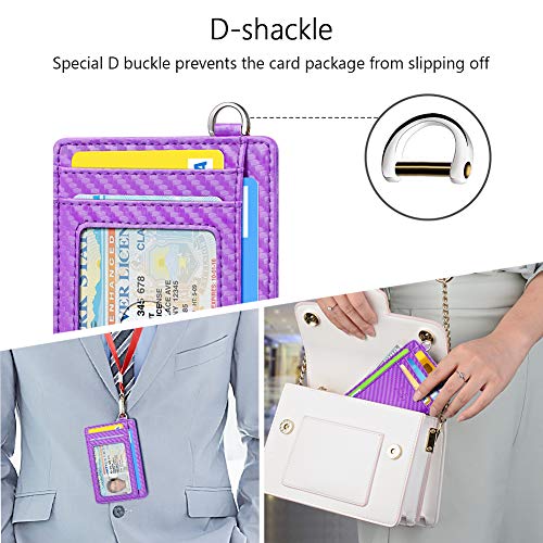 FurArt Slim Minimalist Wallet, Front Pocket Wallets, RFID Blocking, Credit Card Holder for Men & Women-Lilac4