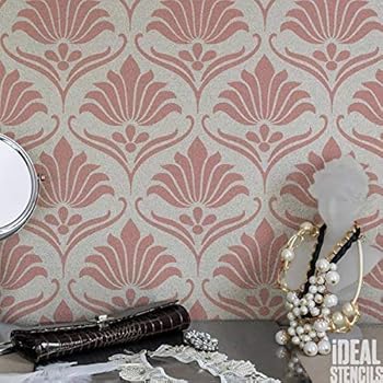 Art Deco Floral Estilo Plantilla Pared Hogar Decoracion Arte Y