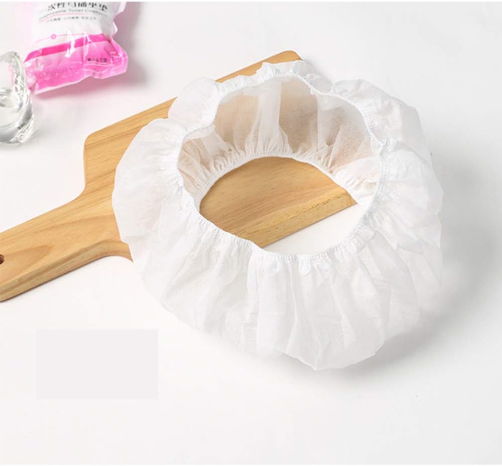 HOSL 50Pack Disposable Toilet Seat Cover Toilet Seat Cushion Toilet Mat Perfect for Travel Outdoors Hotels, public toilets and house guests use