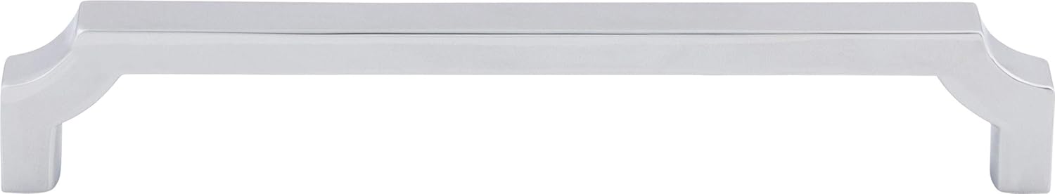 Top Knobs TK3023PC 6-5/16 in. (160mm) Ellis Collection Davenport Pull, Polished Chrome