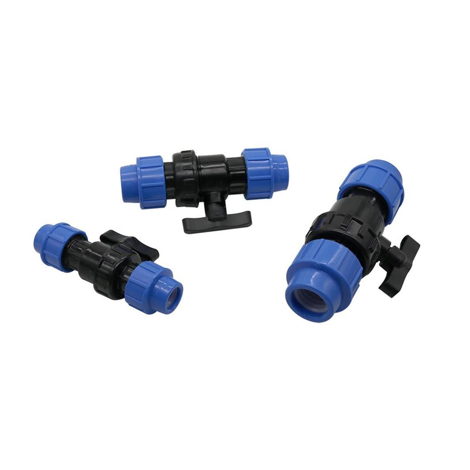 Adaptador de Conector de Utilidad Adaptador de Conector de Manguera Od Conector de Tubería de 32 Mm Conector de Codo en T Recto Adaptador de Enchufe de Válvula Conector de Manguera de Riego de Jardín/