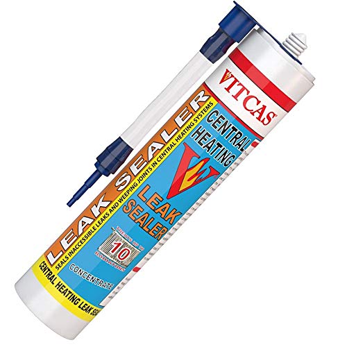 VITCAS 310ml Central Heating - Leak Sealer – Concentrate - Accelerates Cleaning – Restores Heating Efficiency - Removes Scale - Flux Residue - Extends Boiler Life
