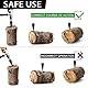 MaxEarn Bohrkegel Holzspalter Kit mit 32mm+42mm Kegelbohrer+ 4 Bohrgriffe, Brennholzspalter-Bohrer, Spiralbohrer Kegelspalter, Holzspalter Schraube Kegel für den Haushalt