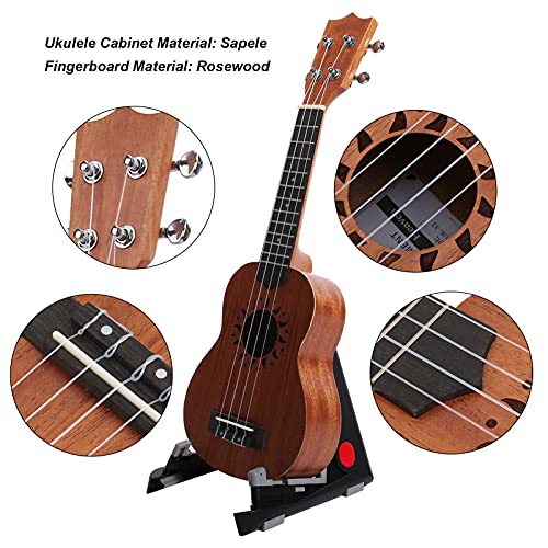 Ukulélé de concert, support guitare hawaïenne pliable pour adulte pour débutants pour enfant - Les Beatles, Paul McCartney, John Lennon, RIngo Starr, George Harrison Ukulélé de concert, support guitare hawaïenne pliable pour adulte pour débutants pour enfant – Image 5