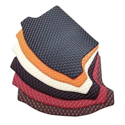 Tapis de coffre imperméable anti-saleté en cuir pour BMW E81 café
