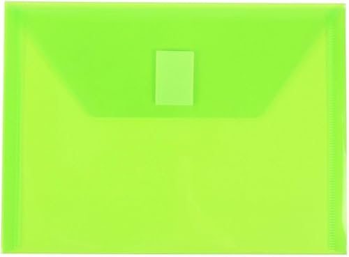 Vista 17 de JAM Paper sobres de plástico con cierre de velcro, para indexar, tamaño (5 1/2" x 7 1/2").