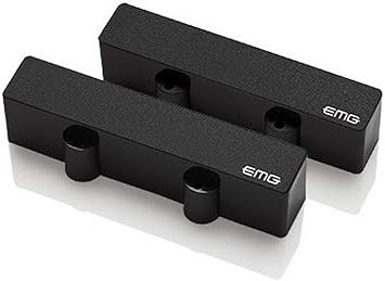 EMG J Active Bass Guitar Pickup Set, Black