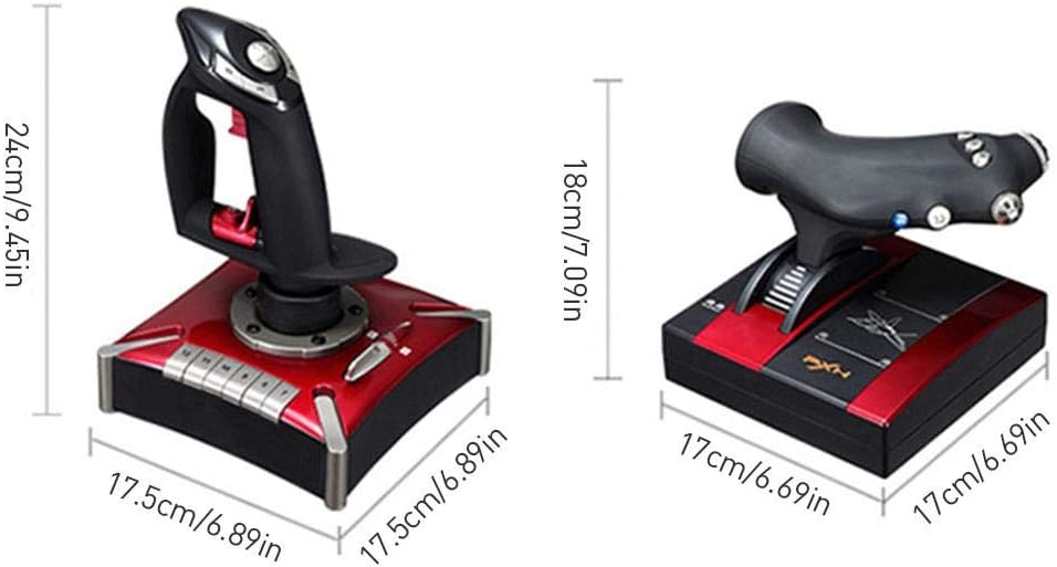 PXN 2119II PC Joystick Flight Simulator Stick USB Flight Stick Controller with Vibration Flight Simulator Stick Game Controller for Windows XP/VISTA/7/8/10（NOT Compatible with Mac Systems）: Computers & Accessories