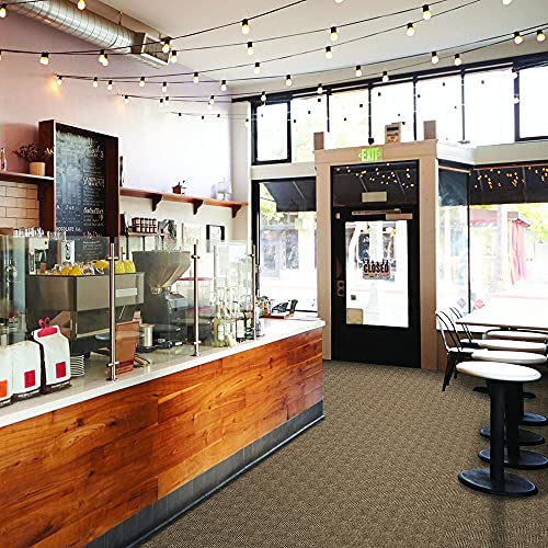 24"X 24" Carpet Tile Peel And Place - Crochet (Ocean Blue) (60Sq.ft.) 15 Tiles #TOP2