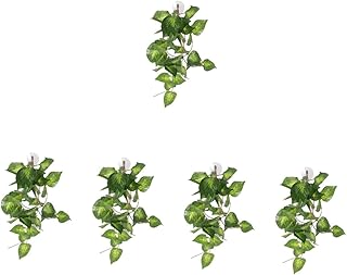 Balacoo 5 Peças Planta De Simulação De Rastreador Répteis Plantas Suspensas Répteis Trepadeiras Videiras Répteis Plantas Terrário Plantas Falsas Para Animais De Estimação Plantas Falsas