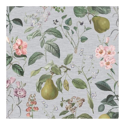 Image of Superfresco Easy Ophelia Duckegg Wallpaper | Duck Egg Botanical Design | Paste the Wall | Eco-Friendly