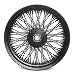 Smadmoto-16-inch-16x35-Aluminum-Front-Wheel-Black-72-Spokes-Black-Rim-Hub-with-25mm-Bearing-for-Harley-Dyna-Wide-Glide-FXDWG-Fat-Boy-FLFB-Softail-Heritage-FLSTC-Classic-FXSTC-Springer-FLSTSC