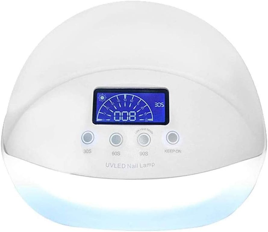 LED Nail Lamp, 50W Nail Dryer Gel Nail Polish LED UV Light with 30s60s90s Timers LCD Display Professional Nail Art Tools Accessories