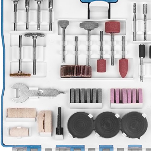 Kit de Acessórios para Microrretífica com 151Peças, Gamma Ferramentas G19507AC, Azul