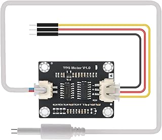 TDS Meter Probe Water Quality Monitoring Sensor ModuleAnalog TDS Sensor with 2 Probes,Can be Used for Water Quality Testing in The Field of Domestic Water and Hydroponics