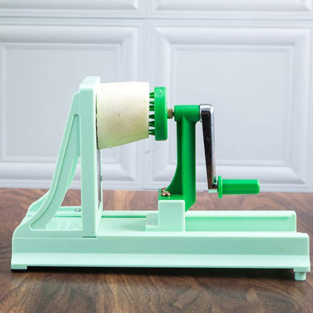 Cabilock Multifunktionale Manuelle Gemüsereibe Trommelförmiger Küchenhelfer Mit Stabilen Saugfüßen Für Effizientes Schneiden Und Reiben Von Karotten Gurken Und Zucchini 10.63X4.72X6.69In
