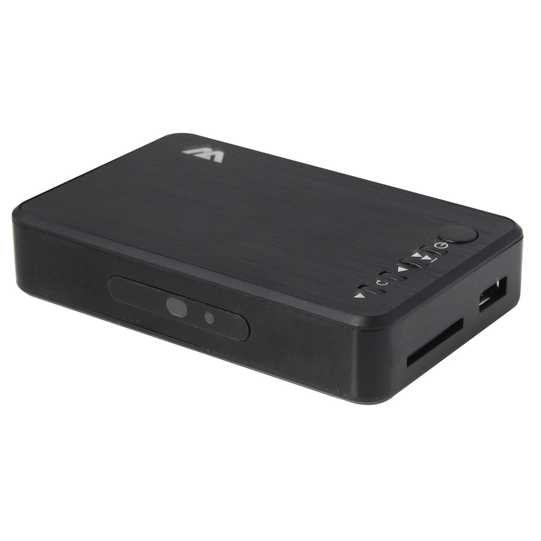 Pathson HD Lecteur Multimédia Media Player boîtier Multifonctions SD USB 2.0- avec 1080P(1920×1080) HDMI Optical Stereo L/R Sortie Audio, télécommande IR