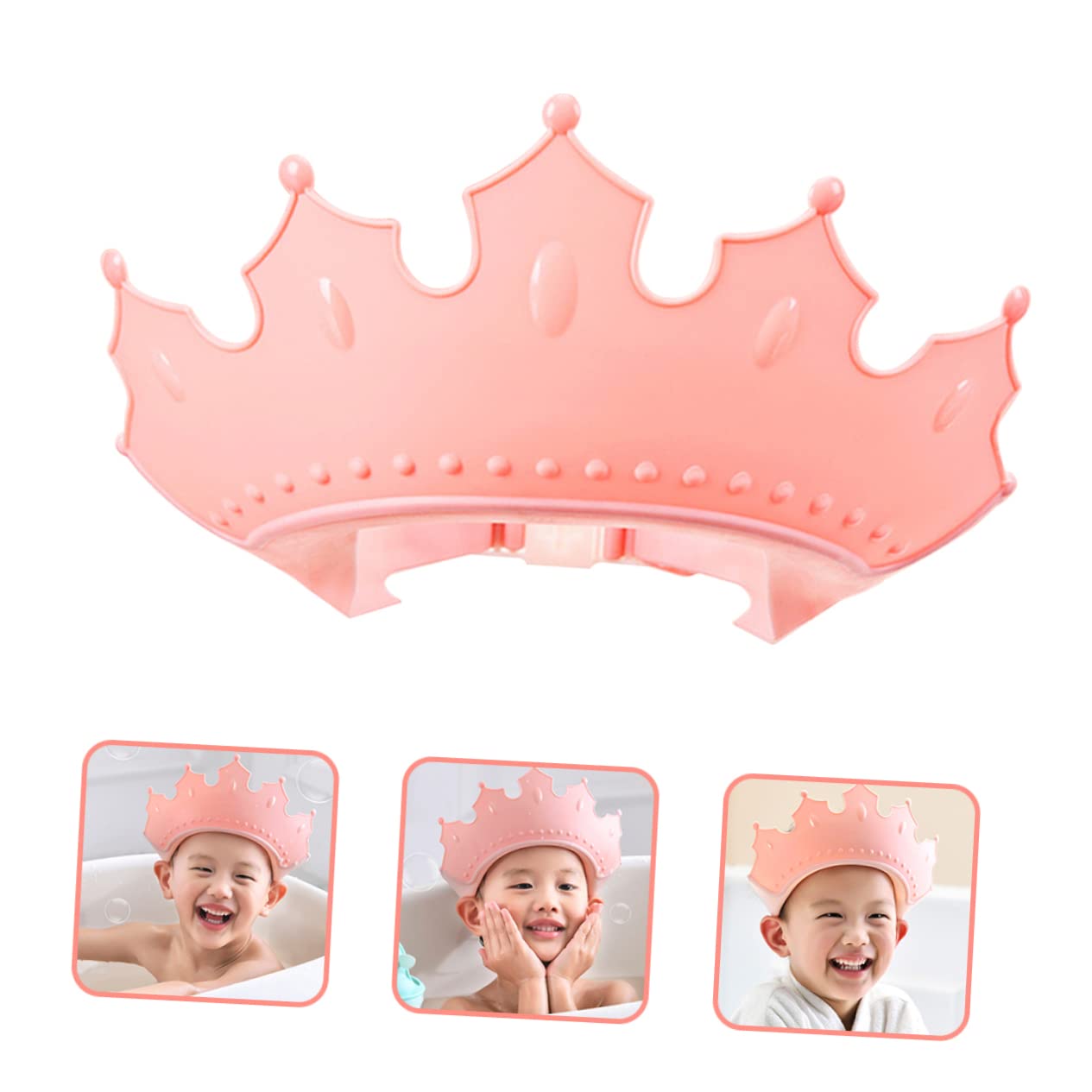 KOMBIUDA Shampoo and Girls Children Hair Wash Hat Material for Boys Girls Toddlers