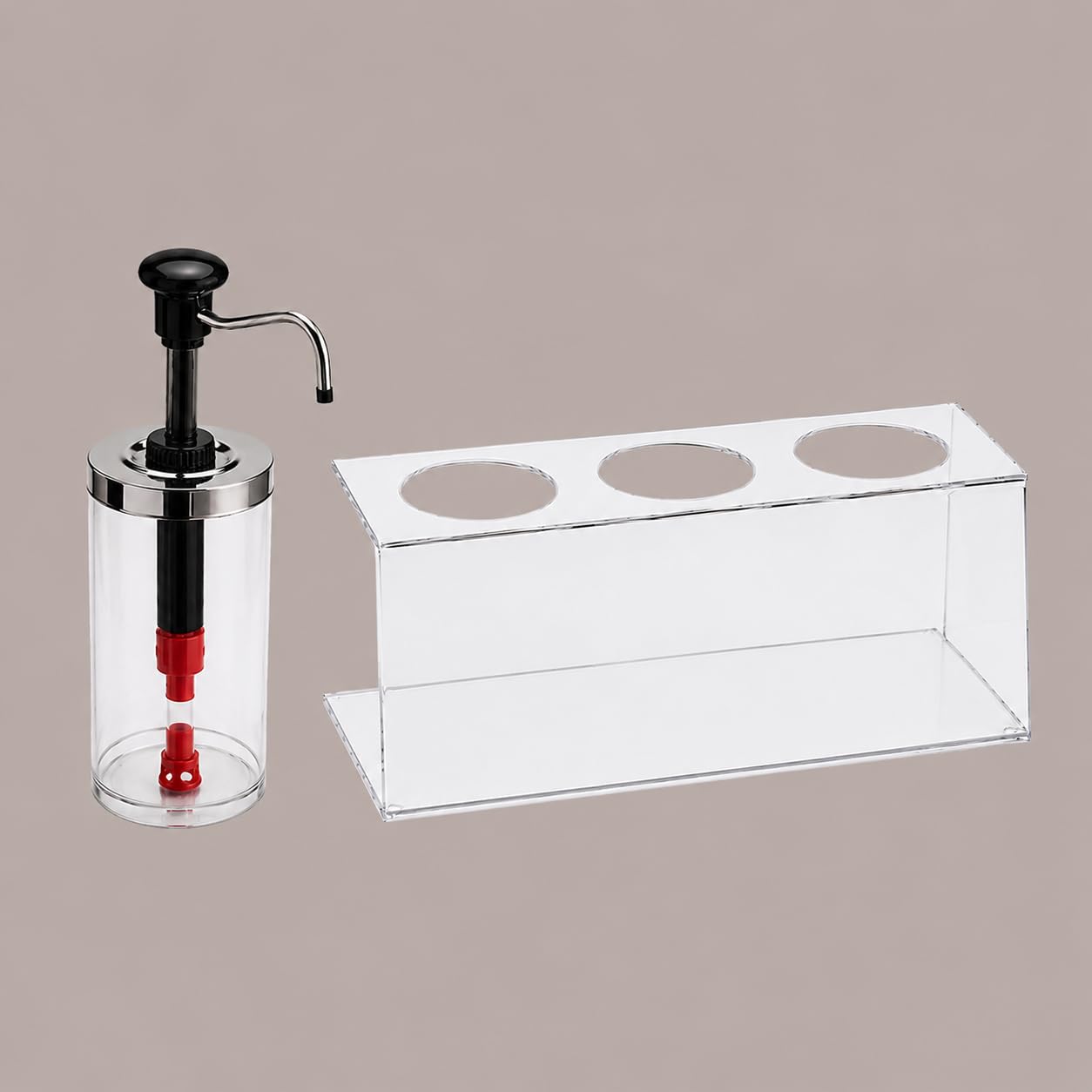 Lucgel Distributore Dosatore Dispenser per Salse Creme Spalmabili Marmellate Finiture Nere 1650 ml