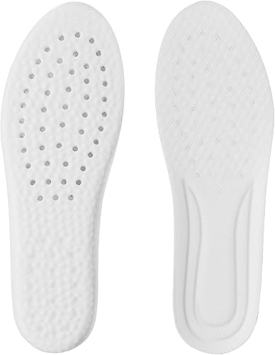 1 par de plantillas de espuma viscoelástica para zapatos, insertos de absorción de impactos, soporte de arco, plantillas deportivas, plantillas de
