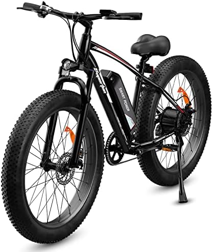 𝗘𝗹𝗲𝗰𝘁𝗿𝗶𝗰 𝗕𝗶𝗸𝗲 for Adults - 500W Motor Ebike Up to 𝟓𝟓𝐌𝐢𝐥𝐞𝐬 Long Range,𝟮𝟲 𝘅 𝟰.𝟬" Fat Tire Electric Bicycles,Throttle & Pedal Assist,Shimano 7 Speed