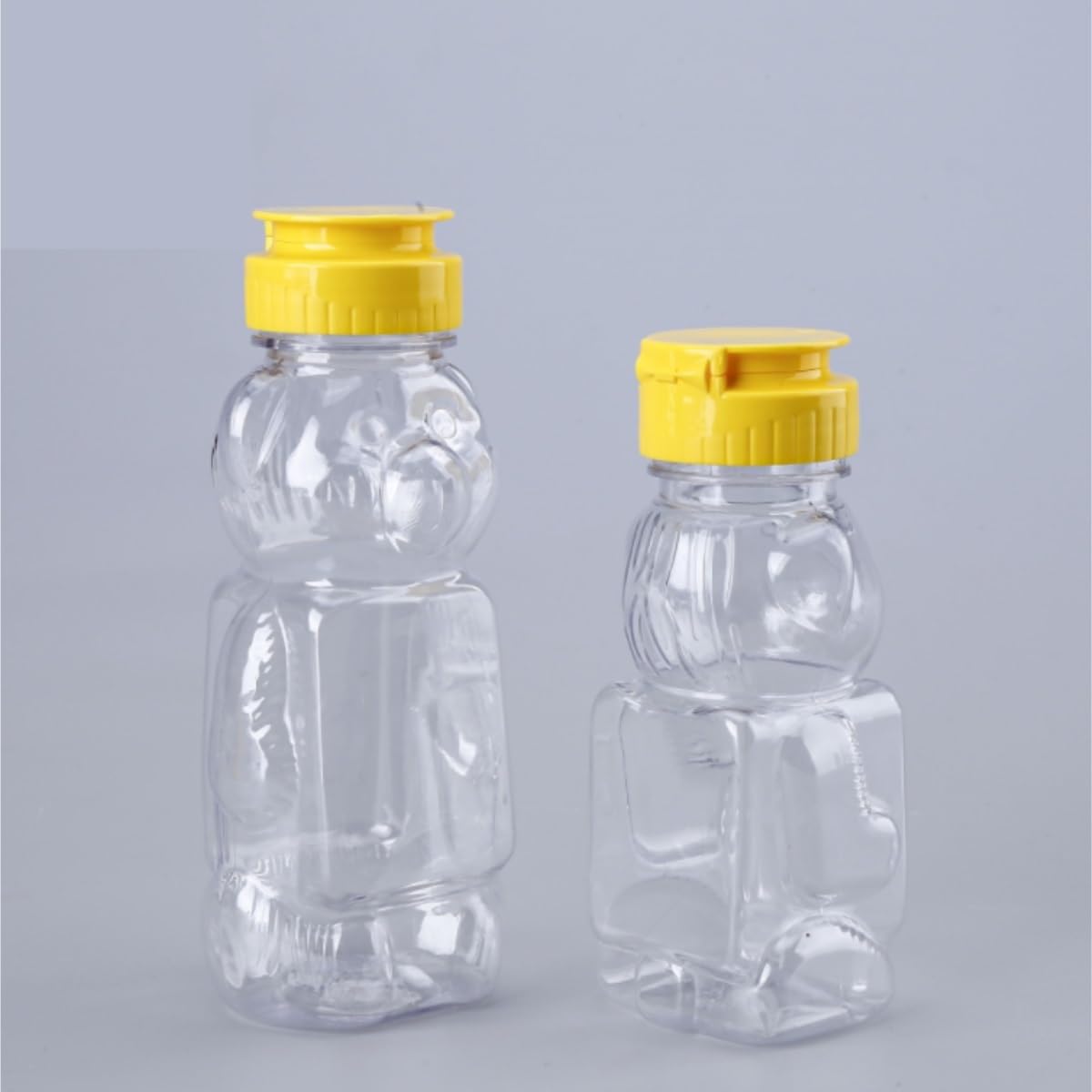 Squeeze Bottle, Confezione da 5 Bottiglie di Plastica da Spremere for Orsi, Dispenser for Sciroppo di Salsa for La Casa, Barattolo di Marmellata con Coperchio Ribaltabile Maionese Olio(245ml)