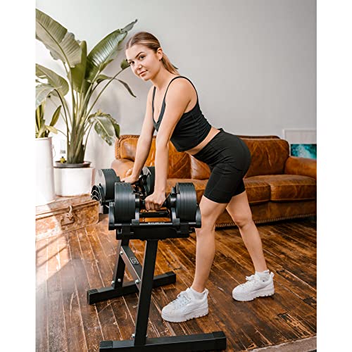Nuobell Adjustable Dumbbells - Gym Army Nuobell, 5lbs - 50lbs adjustable free weight dumbells for men and women - strength training and fitness (Single Dumbbell) - Image 5
