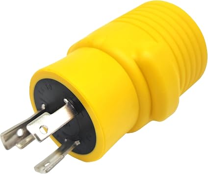 Parkworld 63272 EV Adapter NEMA L6-30P to 14-50R 1-piece Compact Adaptor ONLY for Tesla UMC or Other EV Charging, NOT for RV