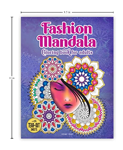 Image of Fashion Mandala Coloring Book For Adults