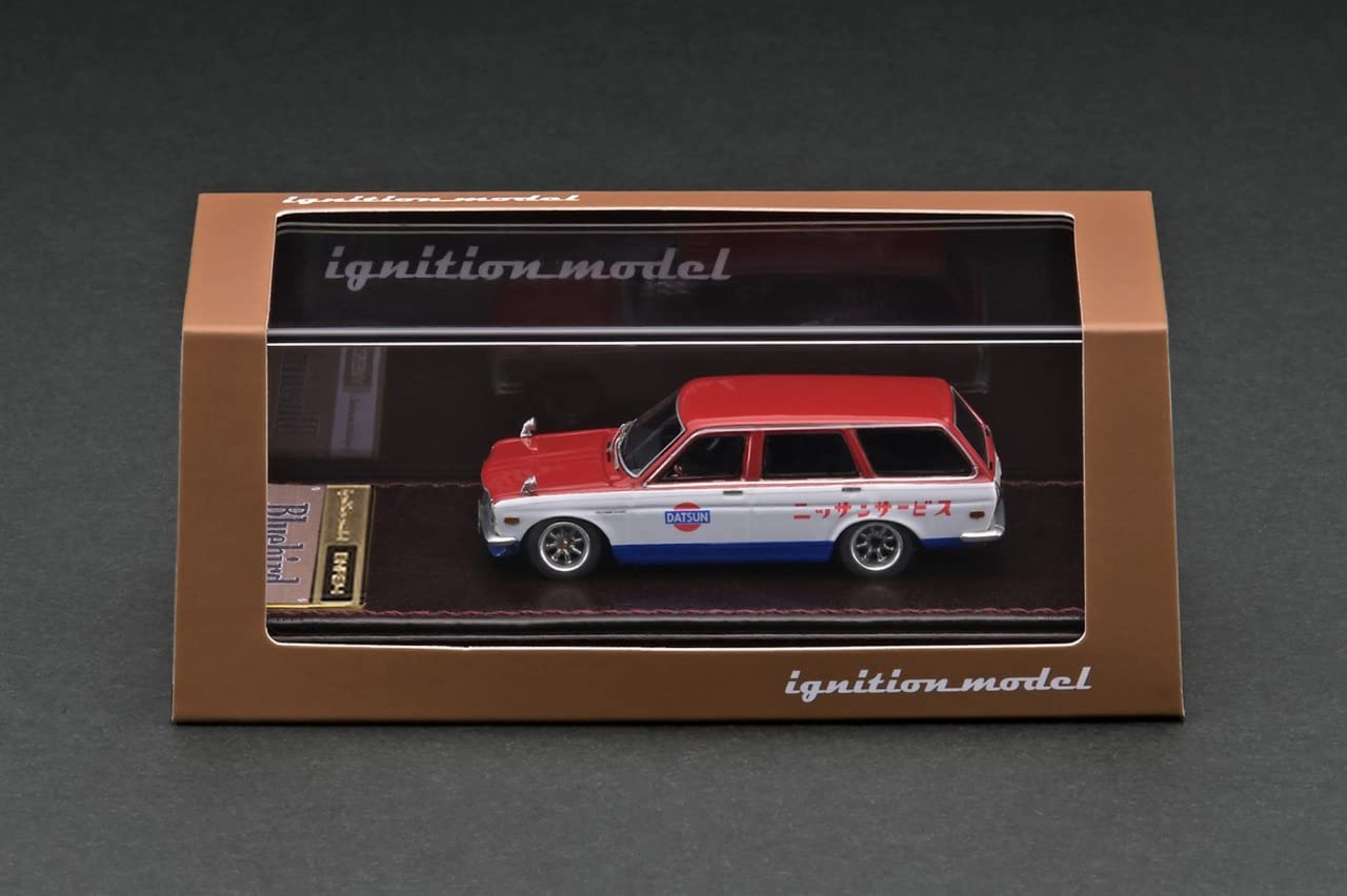 Amazon | ignition model 1/64 ダットサン Bluebird (510) Wagon Red