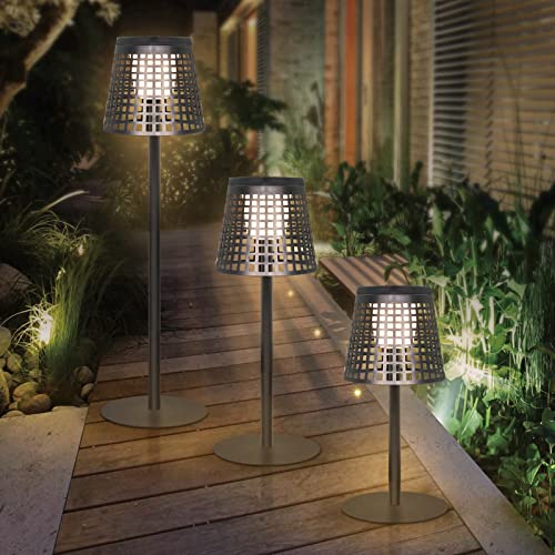 Solar Stehlampe Außen, LED Stehleuchte mit Lichtsensor, USB Aufladbar Solar-Stehlampe, Dimmbar Standlampe mit 8 Farben und 3 Farbmodi, Höhenverstellbar, für Schlafzimmer Terrasse Swimmingpool Garten Cover