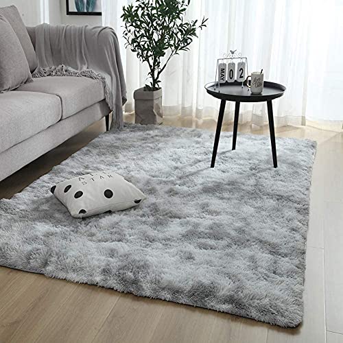 Tapis de salon moderne et douillet pour chambre d'enfants KINGSON gris 160x230cm