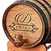 Personalized Whiskey Barrel - Engraved Wine Barrel - Custom Oak 2 Liter Barrel - Fancy Design