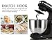 MURENKING Stand Mixer 5.3-Quart 500W,6+P Speed Tilt-Head Kitchen Electric Food Mixers Home Baking Dough Machine with Stainless Steel Bowl,Dough Hooks, Whisk, Beater, Pouring Shield (Black)