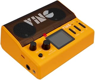VING FB-100 multi effects guitar pedal Portable Amplifier with 100 Present slots, One-Click Vocal Removal, Drum Machine,OTG Recording