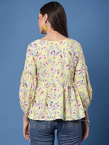 Image of OOMPH! Women's Floral Relaxed Fit Tunic Shirt