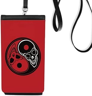 Ghost China Taichi Eight Diagram Phone Wallet Purse Hanging Mobile Pouch Black Pocket